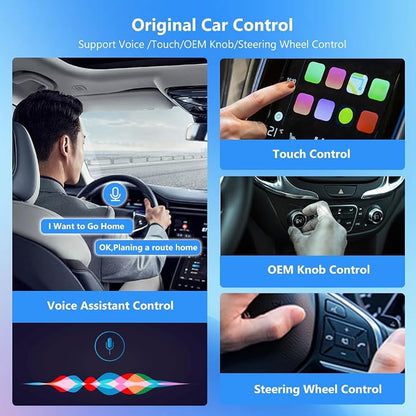 CarPlay USB Adapter for BMW 320i 328i 330i 3 GT 530i 550i 535i 5 GT 630i 640i X1 X3 X5, 2-in-1 Plug & Play Adapter Converts Wired CarPlay to Cable-Free CarPlay, Fast Auto-Connect, No Delay