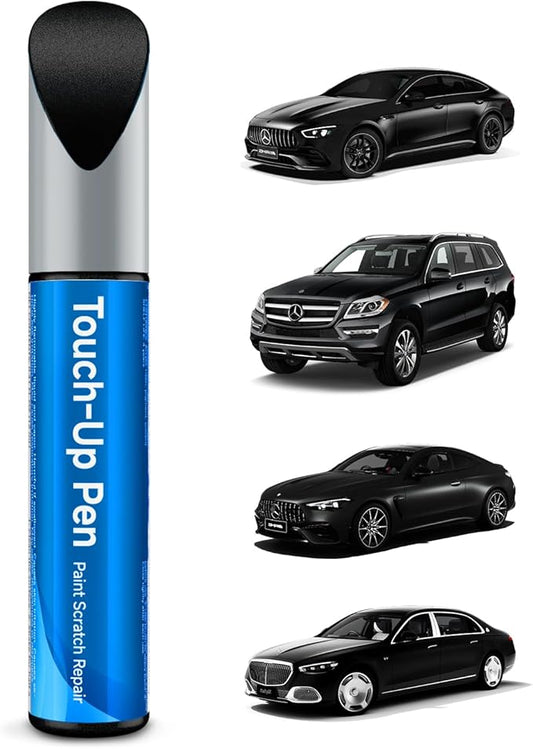 040/9040 Black/Jet Black Touch Up Paint Compatible With Mercedes-Benz Exact Match Car Paint Pen Scratch Repair