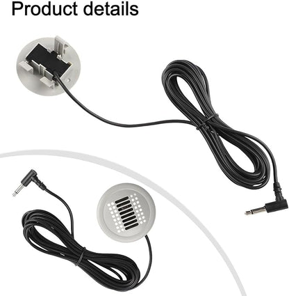 3.5mm Wired Microphone And Shell For Android Car Stereo Radio With 300Cm Extension Cable, For BMW, For Mercedes-Benz, For Skoda Vehicles
