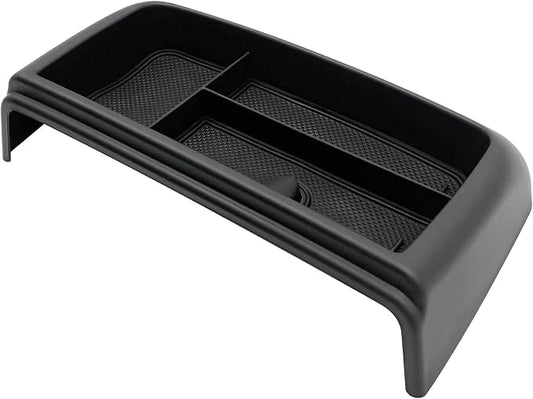 Dash Storage Tray Insert Behind Screen Organizer Storage Accessories fits for 2021 2022 2023 2024 GMC Yukon Chevy Tahoe Suburban（Only Fit for Power Sliding Console ）