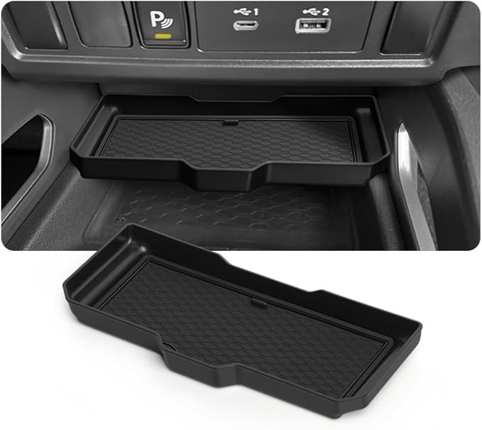 SXCY for 2026 Nissan Frontier Center Console Organizer for 2022-2026 Nissan Frontier Accessories Front Center Console Tray 2026 Frontier Armrest Organizer Storage