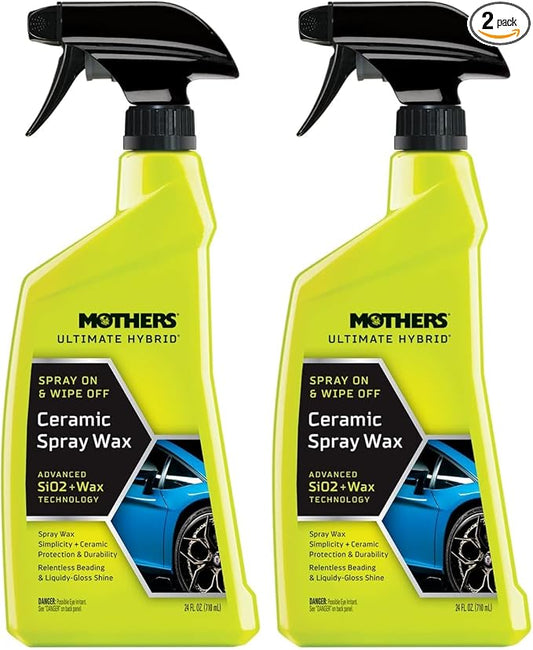 Mothers 05764 Ultimate Hybrid Ceramic Spray Wax, 24 fl. oz. (Pack of 2)