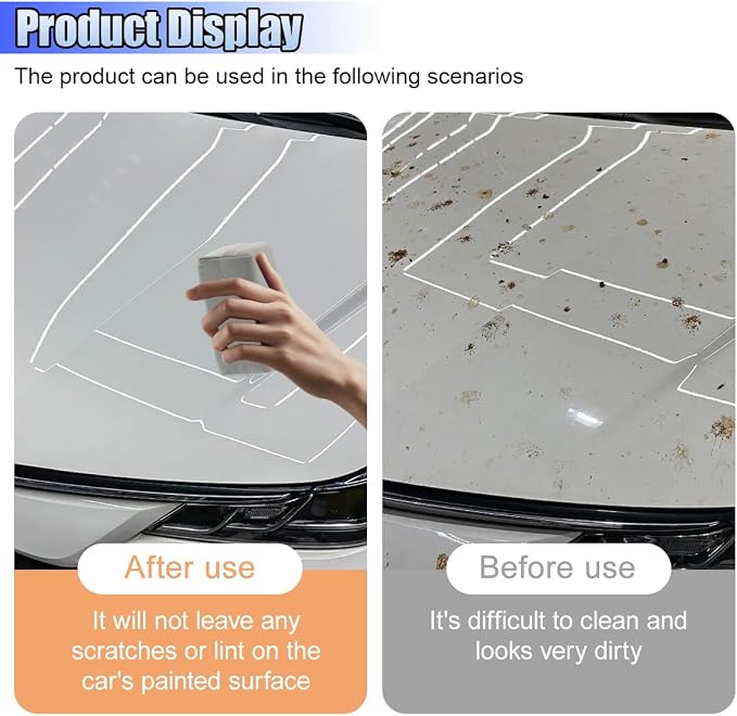 Suede Microfiber Applicator Pad, Multi-Purpose Ceramic Spray Coating Sponge Pads, Car Detailing Sponge for Car Paint, Metal, Plastic Trim, Applying Wax, Sealants, Other Conditioners (4PCS)
