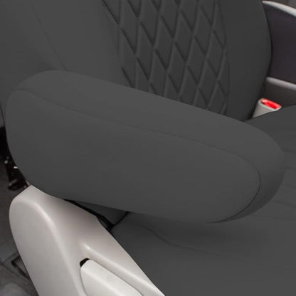 FH Group Custom Fit Car Seat Covers Specifically Made for 2011-2020 Toyota Sienna 7 Seater with Ultraflex Neoprene Water Resistant Automotive Seat Covers - 2nd Row Black