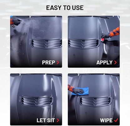 Dr. Beasley's-FK-12 Matte Film Coating Kit - Resists Fading and Yellowing, Hydrophobic for Easy Cleaning, Great for Matte Paint Protection Films, Wraps, Vinyl, and Decals, 3 fl. oz, 1 Pack