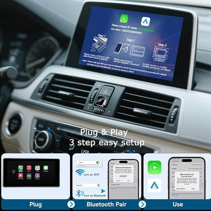 Wireless CarPlay and Android Auto Adapter for Cupra Leon Sportstourer 2024-2025- Mini Plug and Play Converter for Stable Connection