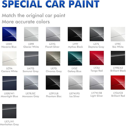 LZ9Y Phantom Black Touch Up Paint Compatible with Audi, DIY Car Paint Scratch Repair, Quick & Easy Fix Automotive Scratch Repair for Q5/Q7/A3/A4/A5/A6/A7/A8/S4/S5/S8/SQ4/TT