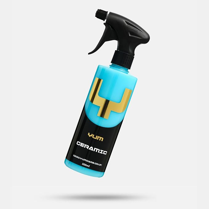 Yum Ceramic – Advanced Spray Ceramic Coating for Long-Lasting Gloss and Water Repellency – Easy Application on Paint, Glass and Trim – Safe on Coated & Uncoated Vehicles and Surfaces – 500ml