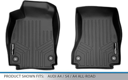 MAXLINER Floor Mats 1st Row Liner Set for 2017-2025 Audi A4 / S4 Sedan / A4 Allroad