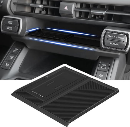 Wireless Charging Protective Mat for Toyota RAV4 2026 Accessories, Center Console Wireless Charger Mat Phone Charge Area Silicone Mat Silicone Pad for Toyota RAV4 2026