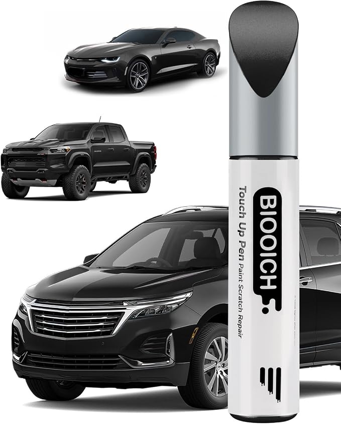 Touch Up Paint Pen Exact Color Match Car Chip and Scratch Repair (for Chevrolet, Shadow Gray Metallic(GJI/WA626D))