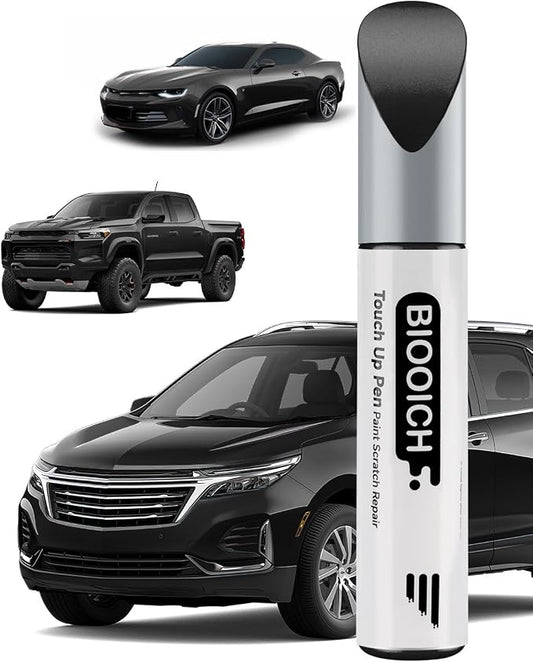 Touch Up Paint Pen Exact Color Match Car Chip and Scratch Repair (for Chevrolet, Shadow Gray Metallic(GJI/WA626D))
