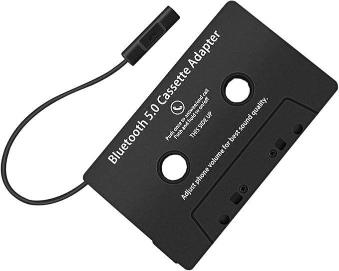 Bluetooth Car Audio Tape Cassette Adapter Converter Max 10M Data Transfer for Smartphones