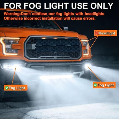 SEALIGHT 9006 LED Bulbs, 96000LM 1000% Bright S6 Pro 9006 Fog Bulb 32PCS Lighting Chips, 80,000hrs Lifespan HB4 Driving Light, 6500K 66W Cool White, Anti Flicking, RV Light Bulbs, Pack of 2