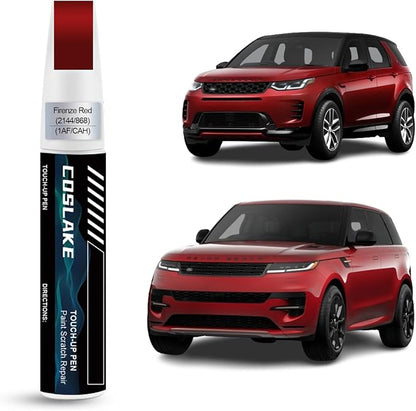 Car Touch Up Paint(Firenze Red(2144/868/1AF/CAH)) for Landrover, Car Paint Scratch Repair Kit, Quick & Easy Solution to Repair, 2 in 1 Scratch Remover Pen with 2PCS Disposable Micro Applicators