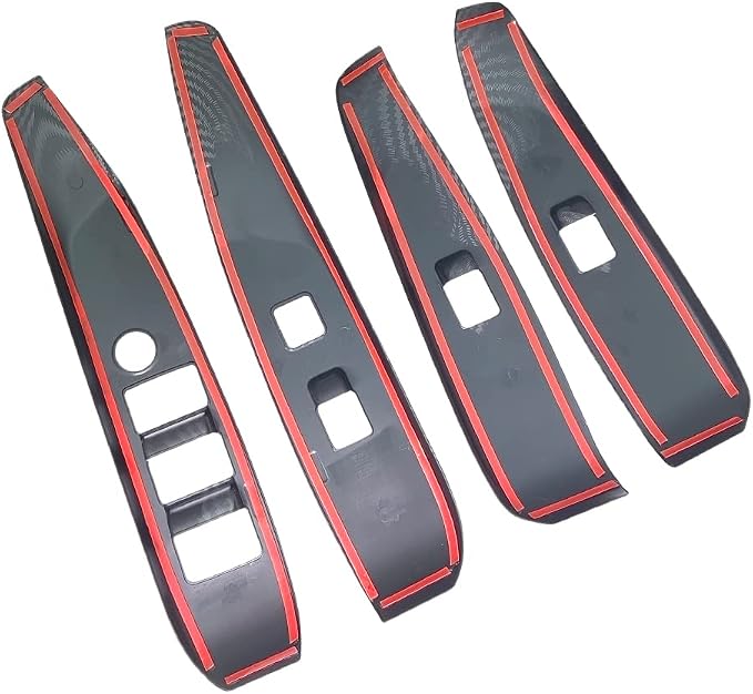 Kolya Interior Door Window Switch Panel Cover Window Control Button Trim for Toyota Camry 8th 9th Gen Accessories 2018 2019 2020 2021 2022 2023 2024 2025 (for Left Hand Drive)