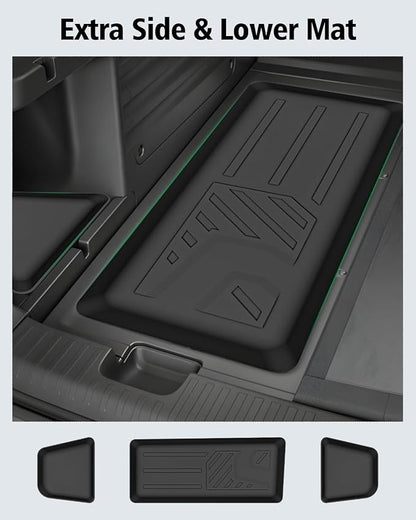 Floor Mats Custom for Honda Passport 2026 Trunk Mat with Backrest Mat All Weather TPE Rubber Cargo Liner Full Set Floor Liners for Passport Accessories (Trunk Mat+Backrest Mats+Floor Mats)