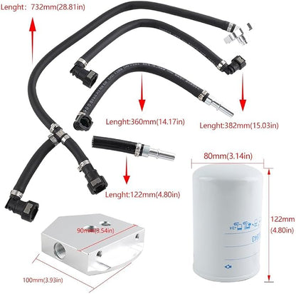 Disaster Prevention Bypass Kit Gen2.1 CP4.2 Fit for 2011-2025 Ford F250 F350 F450 F550 6.7L Diesel, CP4-6.7F-BP-G2.1, 7031190