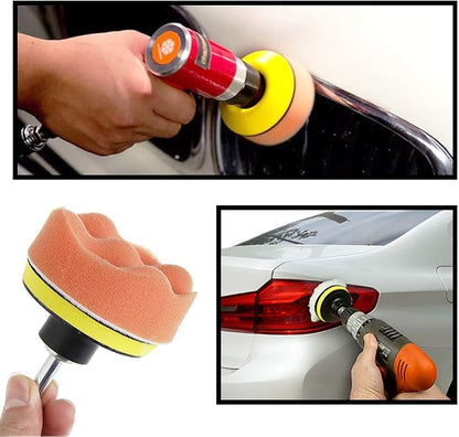 CANOPUS Buffing Pads, Polishing Pad Kit, Buffer for Car Detailing, Polishing Wheel for Drill, Car Polishers and Buffers Kit for Sanding, Polishing, Waxing & Sealing Glaze, 3 inch, 22 Pieces