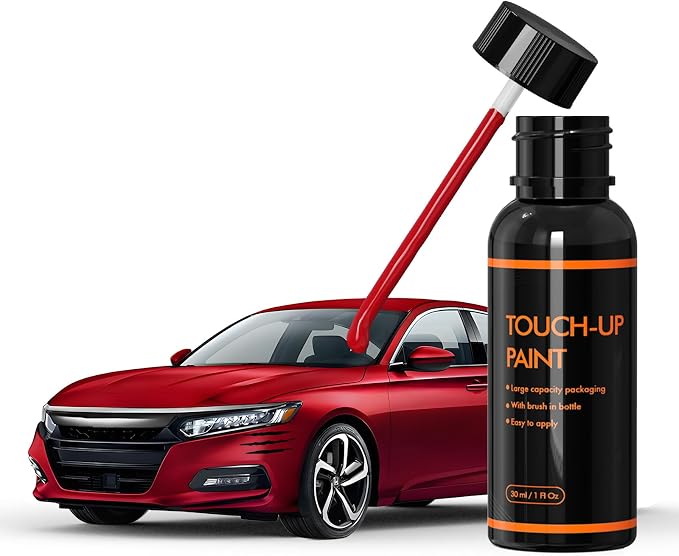 R-94 San Marino Red Touch Up Paint for Honda, DIY Car Paint Scratch Repair Kit, Automotive Paints, Quick & Easy Fix Scratch Repair for Accord
