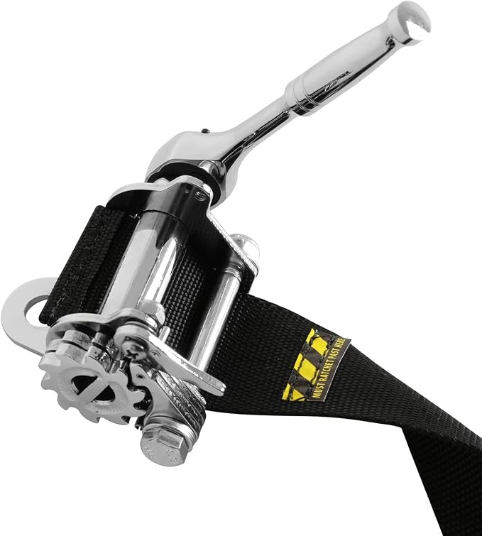 SIMPSON Racing SB51204-2IN Ratchet Harness - SFI 16.1 - Right Fixed/Left Rachet