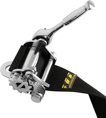 SIMPSON Racing SB51204-2IN Ratchet Harness - SFI 16.1 - Right Fixed/Left Rachet