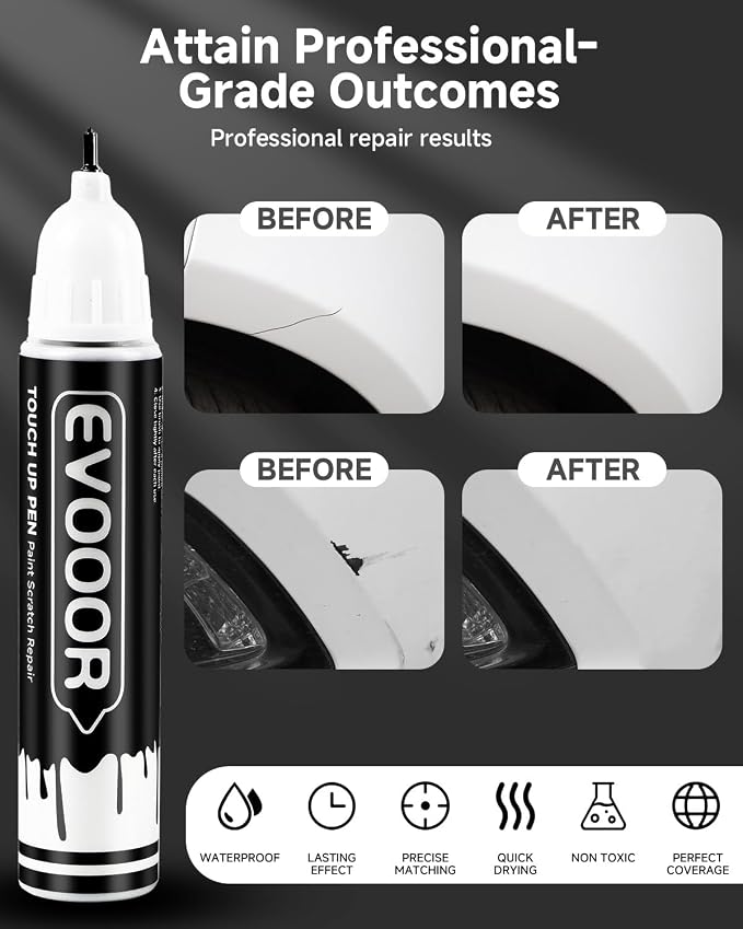 Touch Up Paint Compatible with Nissan Exact Match 2 in 1 Touch up Paint for Chips and Nicks Repair (Cayenne Red Pearl(NAH) Compatible with Altima/Cube/Frontier/Juke/Leaf/Murano/NV/NV200/Pathfinder/Quest/Rogue/Rogue-Select/Sentra/Titan/Titan-XD/Versa/Ve...