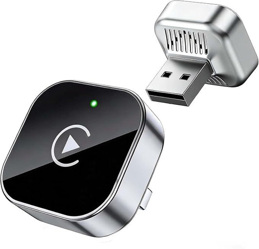 Wireless Carplay Adapter with Ultra-Mini USB Design for Apple CarPlay & Android Auto, 2026 Upgraded CarPlay Dongle Convert Wired to Wireless, Plug and Play, Fast Stable Connection & No Latency
