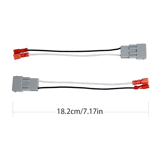HSTECH 72-7800 2 Pairs (4 Pack) Car Speaker Connector Harnesses for with 1990-Up Honda and Acura Vehicles