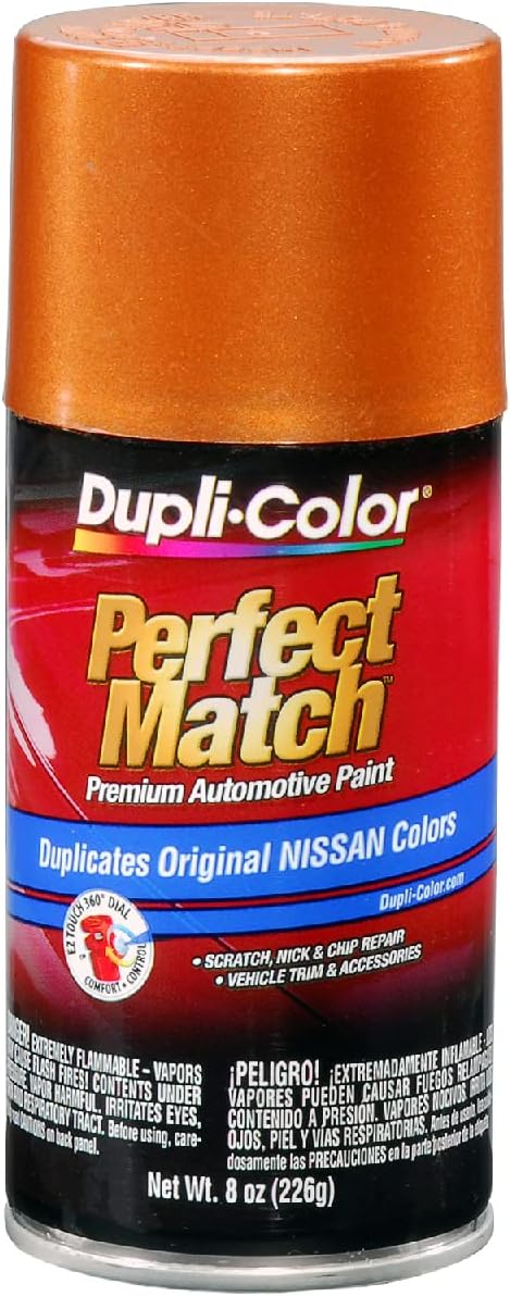 Dupli-Color EBNS05037 Perfect Match Automotive Spray Paint - Nissan Orange Mist Metallic, 014-8 oz. Aerosol Can