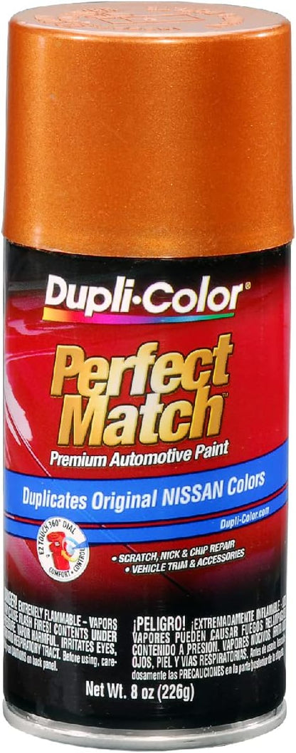 Dupli-Color EBNS05037 Perfect Match Automotive Spray Paint - Nissan Orange Mist Metallic, 014-8 oz. Aerosol Can