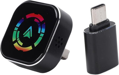 Asixxsix Wireless Adapter for Android Auto, Convert Wired to Wireless Car Play Adapter, Easy Setup Plug and Play, Fast and Stable Connection, Auto Connect, Mini Size