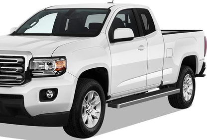 APS Running Boards (Nerf Bars Side Steps Step Bars) Compatible with Chevy Colorado GMC Canyon 2015-2026 Crew Cab 6ft Bed (Silver 6 inches Wheel to Wheel)