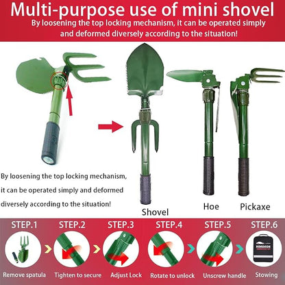 LIANXIN Emergency Car Kit,Automotive Safety Kits with Jumper Cables, Safety Hammer | Premium Roadside Assistance Kit for Cars Gifts for New Drivers Headlamp, folding shovel,for travel and roadside emergencies