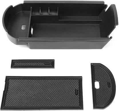 DNA MOTORING ZTL-Y-0005 Center Console Armrest Organizer Tray [for 18-19 C-HR],Black