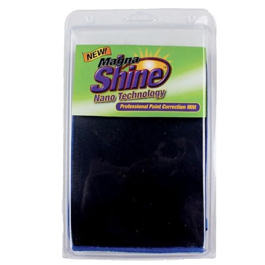 Paint Correction Mitt – Nano Technology Clay Bar Alternative, Advanced Rubber Polymer Decontamination Mitt for Car Paint, Glass & Trim – Removes Sap, Tar, Rail Dust & Overspray