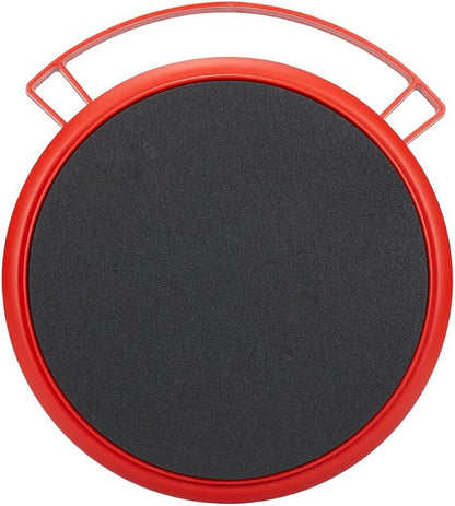 Maxshine 12" Universal Foam Bucket Lid Seat | Red with Black Foam Padded Snap-On Cover for 12" Buckets | Converts to Seat, Kneeling Pad & Organizer | Car Detailing Accessory