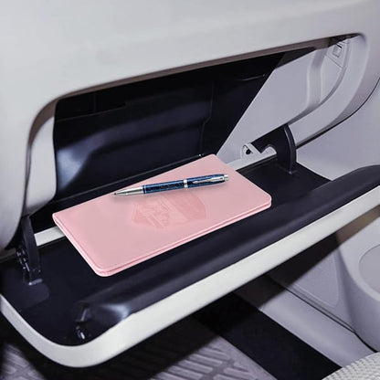 CoBak Car Registration and Insurance Holder - Vehicle Glove Box Car Organizer, Auto Truck Comparment Accessories Case with Magnetic Closure for Essential Document, Driver License, Cards