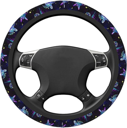 Sea Turtle Steering Wheel Cover Anti-Slip,Sweat Absorption Universal 15 inch Steering Wheel Covers Cute car Accessories for Men Women