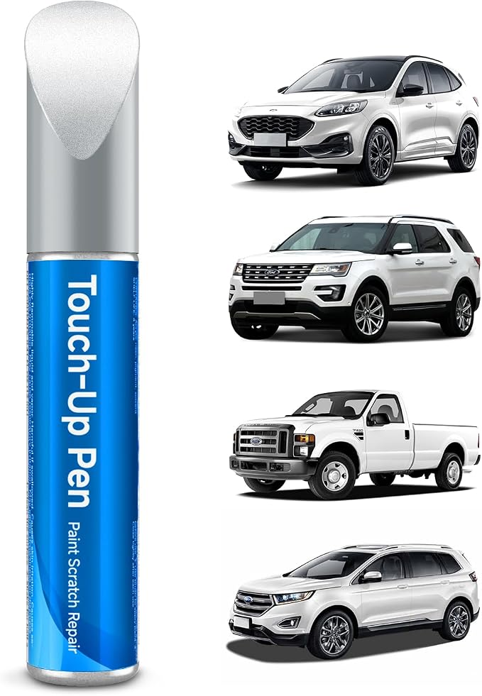 YZ/Z1/M6887 Oxford White Touch Up Paint Compatible with Ford Exact Match Touch Up Paint Car Scratch Repair
