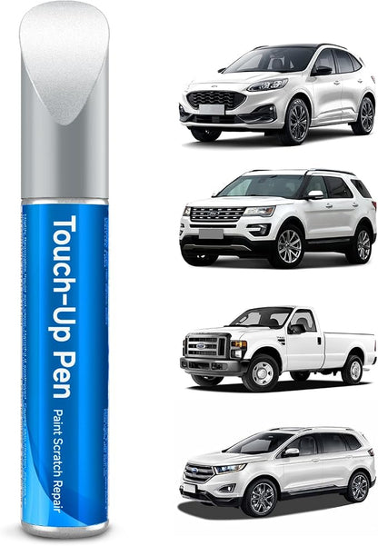 YZ/Z1/M6887 Oxford White Touch Up Paint Compatible with Ford Exact Match Touch Up Paint Car Scratch Repair