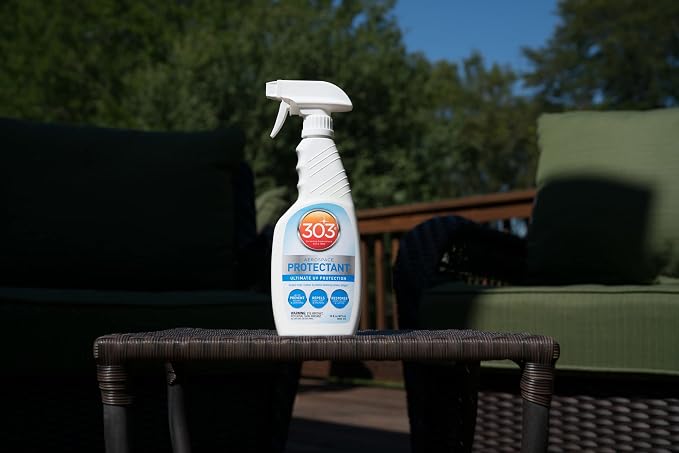 303 Products Aerospace Protectant Spray, UV Protection for Outdoor Surfaces – Protects Vinyl, Plastic & Rubber, Repels Dust & Dirt, Matte Finish, 16 oz