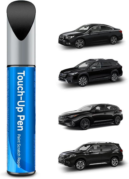 D4S Crystal Black Pearl Compatible with Subaru Exact Match Touch Up Paint Car Scratch Repair