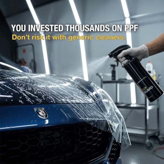 Project Mono PPF Guard - PPF Cleaner Spray that Restores & Enhances Hydrophobic Protection | Made for All Paint Protection Film for Cars | Easy Spray & Wipe Application - 16 fl oz