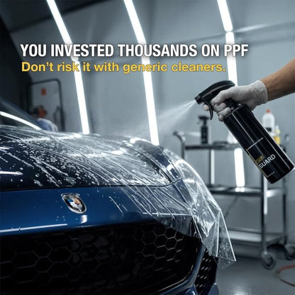 Project Mono PPF Guard - PPF Cleaner Spray that Restores & Enhances Hydrophobic Protection | Made for All Paint Protection Film for Cars | Easy Spray & Wipe Application - 16 fl oz