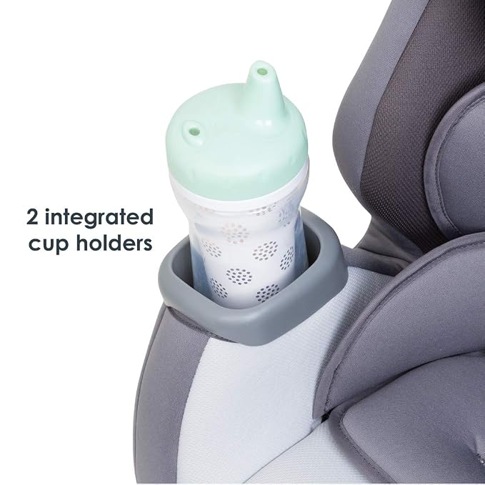 Baby Trend Cover Me™ 4-in-1 Convertible Car Seat, Vespa – Built-in Canopy, 4-Stage Growth System, Plush Comfort Padding, Multi-Position Recline