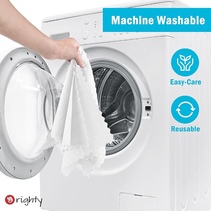 Orighty Microfiber Cleaning Cloth, 200 Pack Microfiber Towels for Cars, Multi-Purpose Shop Towels Cleaning Rags Bulk for Car, Home, Kitchen, 11.5’’ x 11.5’’, White