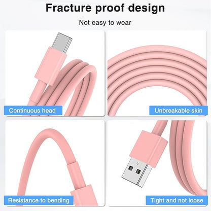 3 Pack Car Carplay Cable for iPhone 16 15 Pro Max 15 Plus Car Charger, 6FT USB to USB C Cable for Car Charger Adapter, Carplay USB C Cord Accessories Charging for iPad 10th Gen/iPad Pro Air 5th-Pink