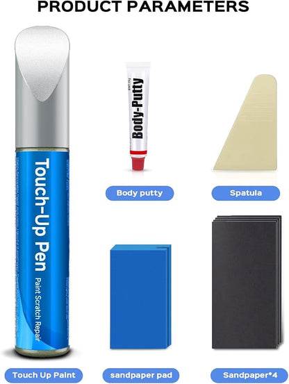 Alpine White(300) for BMW Car Touch Up Paint Kit,Exact Match Car Scratch Repair Touch Up Paint Kit (Alpine White for BMW 3/5/7 Series/X2/X4/2018 X5)