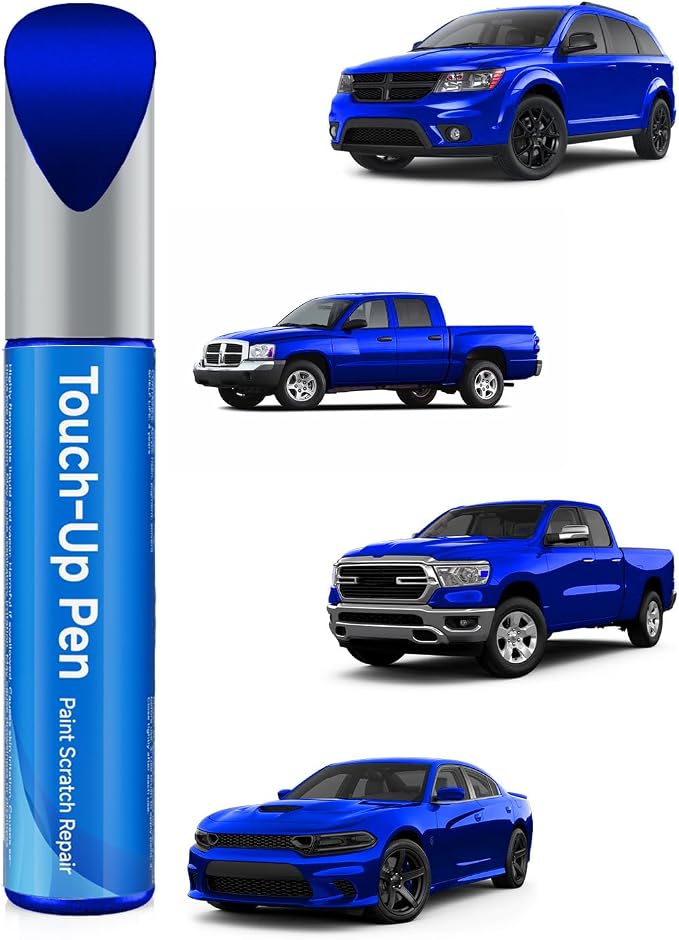Indigo Blue PBM Car Touch Up Paint Compatible with Dodge – Scratch Repair Kit, Exact OEM Color Match, Scratch & Rust Repair, Car, Truck & SUV Paint Fix
